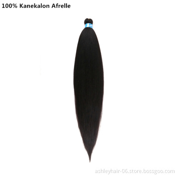 Julianna Wholesale 26 inches 90g yaki braiding pre-stretched hair easy hair braid for black women kanekalon Braid Hair